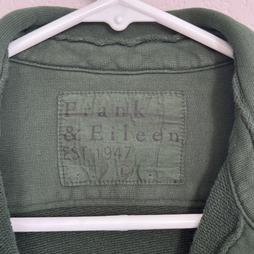 Frank & Eileen EILEEN Button Up Triple Fleece Evergreen L - Picture 6 of 8